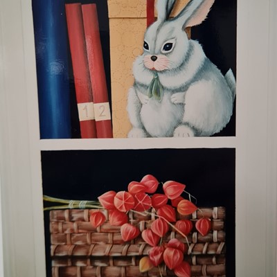 anta armadio cameretta decorata